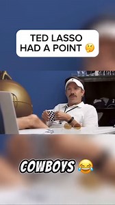 295K views · 2.3K reactions | Ted Lasso on the Cowboys…. | Ted Lasso Clips | Facebook