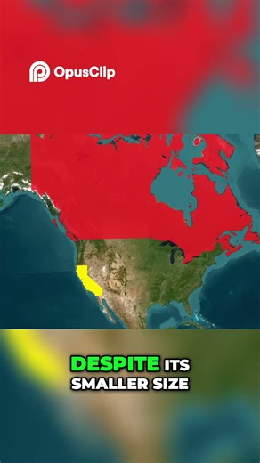 California's Population vs Canada The Paradox Explained #geographyquiz #geography #nationalgeography