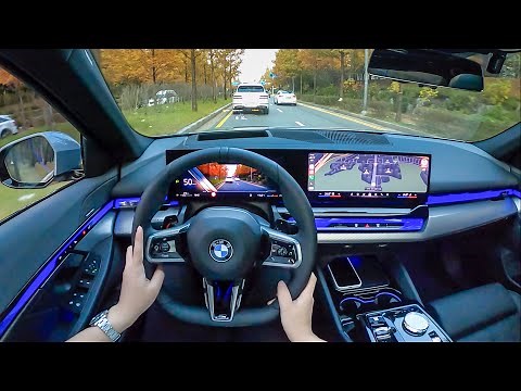 The All New 2024 BMW 530i xDrive M Sport POV Test Drive