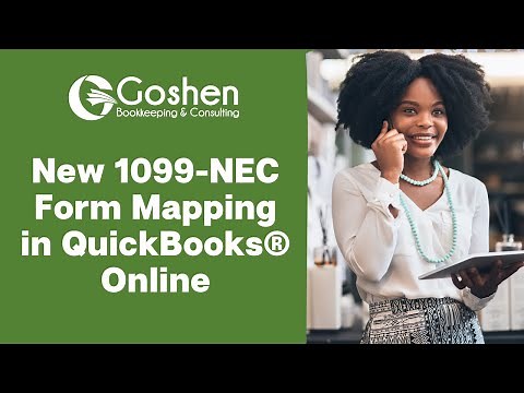 New 1099 NEC Form Mapping Process in QuickBooks® Online