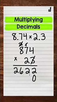 How to Multiply Decimals | Math with Mr. J