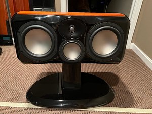 Revel Ultima Studio2 and Voice2 with pedestal