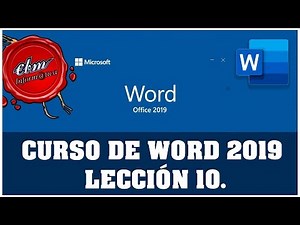 CURSO DE WORD 2019 DESDE CERO - 10 PANEL DE DISEÑO