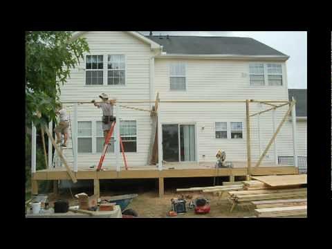 How to build a screen porch - Howard County, Maryland