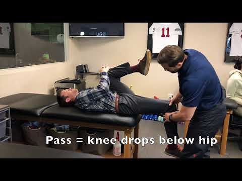Thomas Test - Hip Flexor Assessment