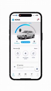 6.5K views · 13 reactions | Stay connected to your Hyundai, anytime, anywhere! 勞​ With the Hyundai Bluelink app, you can check your car’s status, manage your car charging, and even control the climate of your electric car - all before stepping in. ​ Download the app and unlock a seamless EV journey! | Hyundai UK | Facebook