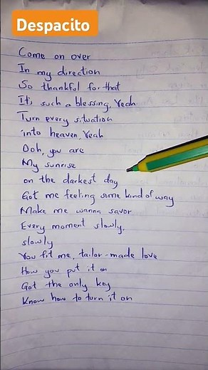 Justin Bieber ~ Despacito lyrics English version (ft. Luis Fonsi & Daddy Yankee ) #despacito