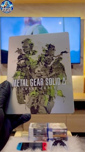 Metal Gear Solid Snake Eater Steelbook Unboxing #steelbook #metalgearsolid #gamingshorts #videogames