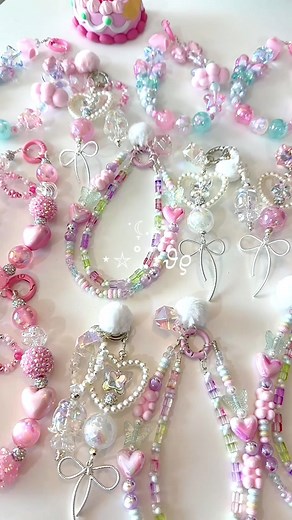 ༘˚⋆𐙚｡⋆𝜗𝜚.✧˚ Where every colour whispers calm ༘˚⋆𐙚｡⋆𝜗𝜚.✧˚ Thank your for your order! We appreciate your support and can’t wait for you to enjoy our product as much as we enjoyed creating them. #diy #keychain #beads #phonechain #bagchain #colourfullbeads #metalbeads #custombeads #minifur #fyp