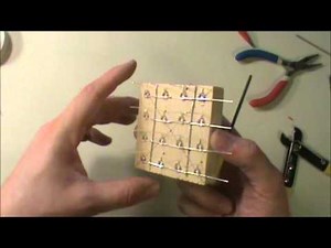 4X4X4 LED Cube Construction