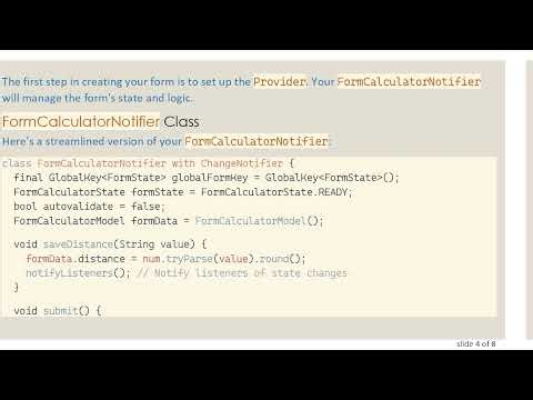 Building an Efficient Flutter Form with Provider