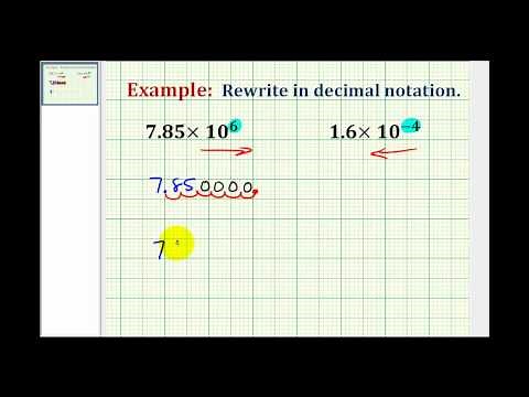 Multiply and Divide Numbers in Scientific Notation | Intermediate Algebra