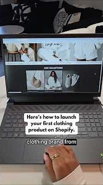 Here’s how to launch your first clothing product on Shopify