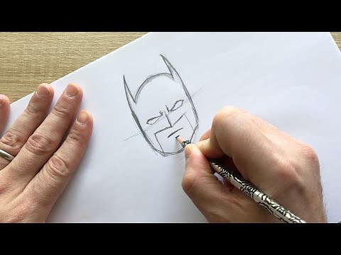 How to Draw Batman's mask (Easy!)