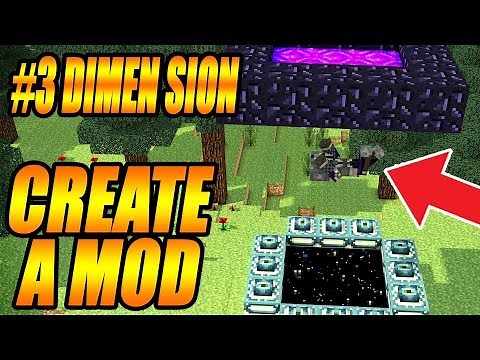 Minecraft How To Make A Mod Without Coding (With MCreator) Dimension Tutorial