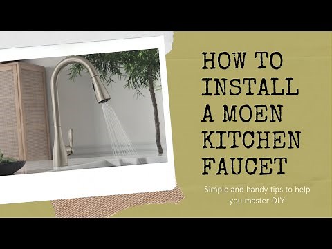 How to install a Moen kitchen faucet