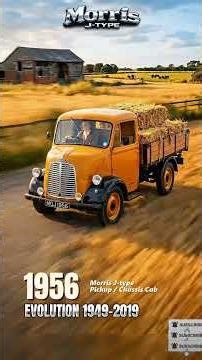 Morris J-Type Evolution (1949-2019) | From 1949 Milk Float to Modern EV! ShiftEvo