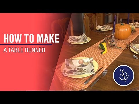 How to Make a Table Runner