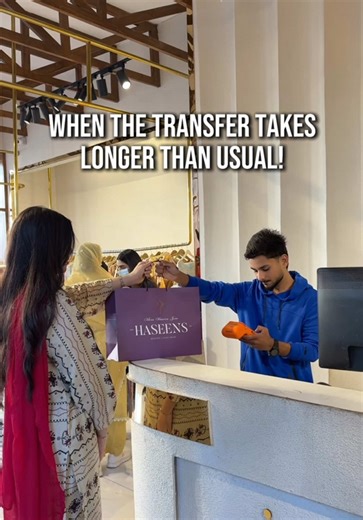 When Transfers Take Too Long: A Funny Perspective