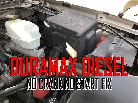 Duramax Diesel NO Crank NO Start problem FIX