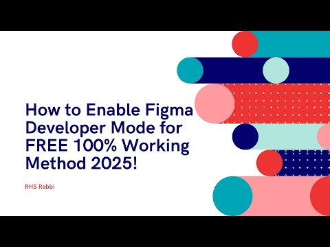How to Enable Figma Developer Mode for FREE 100% Working Method 2025!