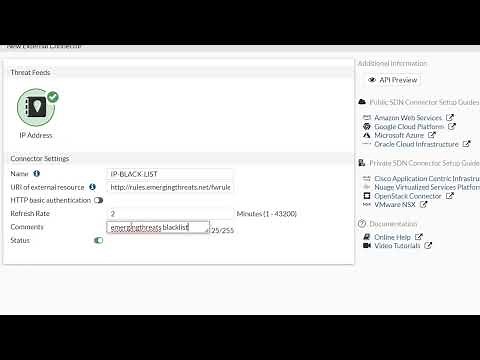 "FortiGate Tutorial: Configuring External Threat Feeds to Block Malicious IPs"