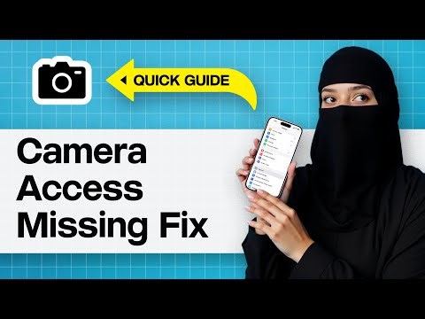 How To Fix Allow Access To Camera Missing | Fix Camera Permission Missing - Enable Camera Access
