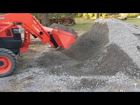 048 Building a driveway with crushed limestone