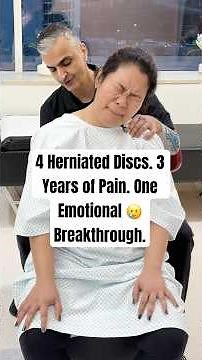 4 Herniated Discs. 3 Years of Pain. One Emotional Breakthrough 🥲@DrRahim #shorts