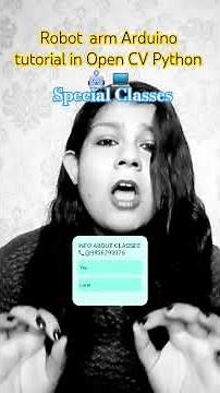 Robot Arm Arduino Tutorial with OpenCV Python | AI Project #OpenCV #Python #Arduino #AI #Robotics