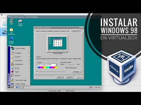 Instalar Windows 98 con drivers VESA, sonido, red y soporte USB, en VirtualBox, paso a paso.