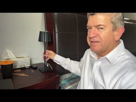 Portable Metal Desk Lamp Review — Touch Control, 3 Colors & Rechargeable Battery - HPUFKOT