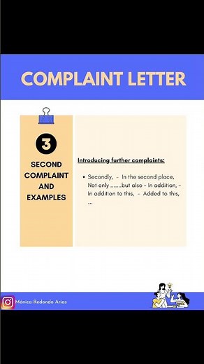 How to write a COMPLAINT LETTER