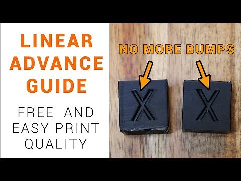 Linear advance guide - Free and easy print quality improvement
