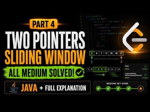 LeetCode Top 100 Liked: Two Pointers & Sliding Window Explained in Java | Part 4