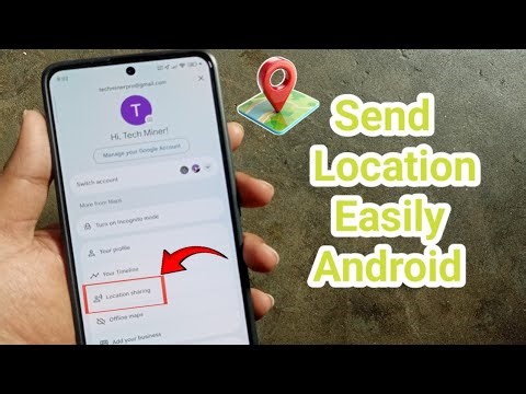 How to Share Location on Android | Google map location share 