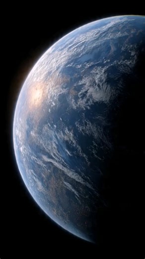 Stunning AI View of Earth’s Rotation from Space!