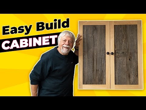 Easy Build Cabinet with Stunning Barn Wood Doors