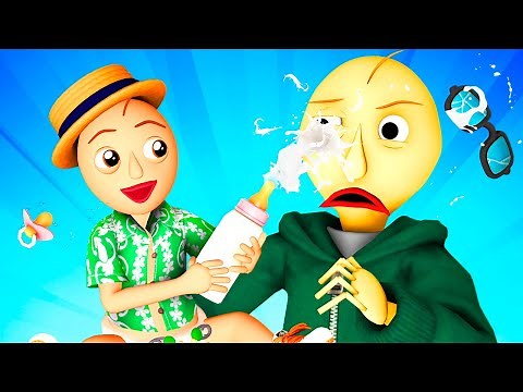 BALDI's BABY - The Movie (Baldi's Basics Remastered All Episodes Compilation 3D Animation Baldic)