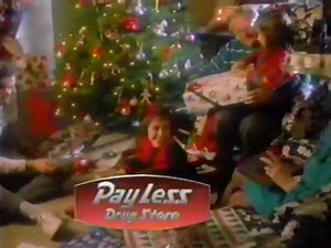 Pay Less Christmas 1989 TV commercial