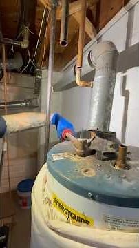 Installing Rheem 50 Gallon Natural Gas Water Heater (Part 1)💰💰💰#plumbing #diy #plumber