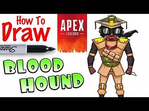 How to Draw Bloodhound | Apex Legends