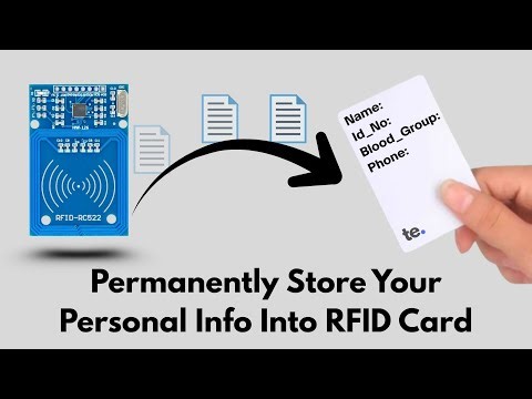 Permanently Store Your Personal Info Into RFID Card. | MFRC522 | ESP32 | RFID Data Storage| JLCPCB