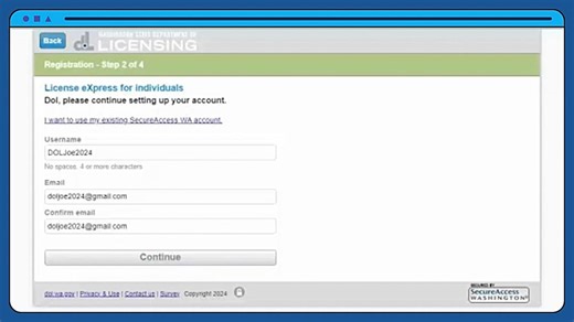License eXpress is a great online tool for renewing your driver license, vehicle tabs, and more. It takes only a few minutes to create an account at dol.wa.gov. If you need any help, our video can walk you through the process. #Website #OnlineServices #WA #Licensing | Washington State Department of Licensing