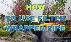 The Correct Way to Use Filter Wrapped Pipe in French Drain Systems - French Drain Systems | Curtain Drains | Macomb, Oakland, Lapeer, St. Clair County