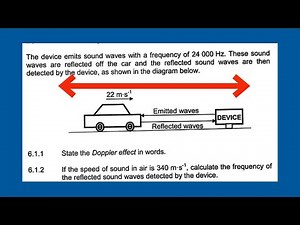 DOPPLER EFFECT GRADE 12 PHYSICS MAY/JUNE 2023 2023 MEMO
