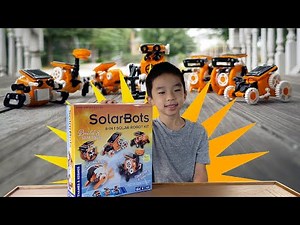 Solarbots 8-in-1 Solar Robot Kit by Thames & Kosmos (Unbox, Demo, and Review)