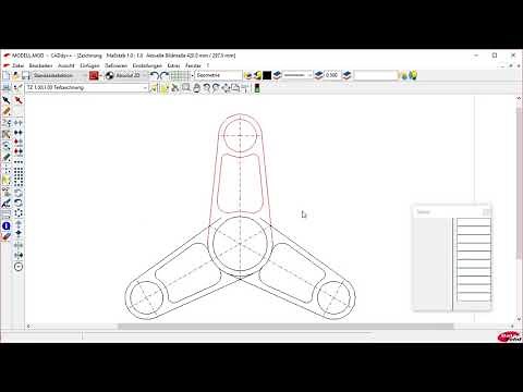 BeckerCAD 2D Einführung: Konstruktion eines Flansch