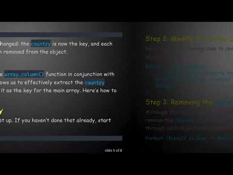 How to Rename Object Keys Using Properties in PHP