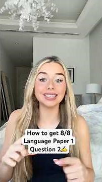 English Language Paper 1: how to get full marks on question 2 ✍️